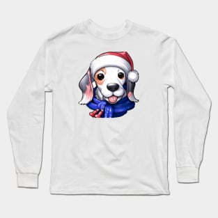 Cute Beagle Drawing Long Sleeve T-Shirt